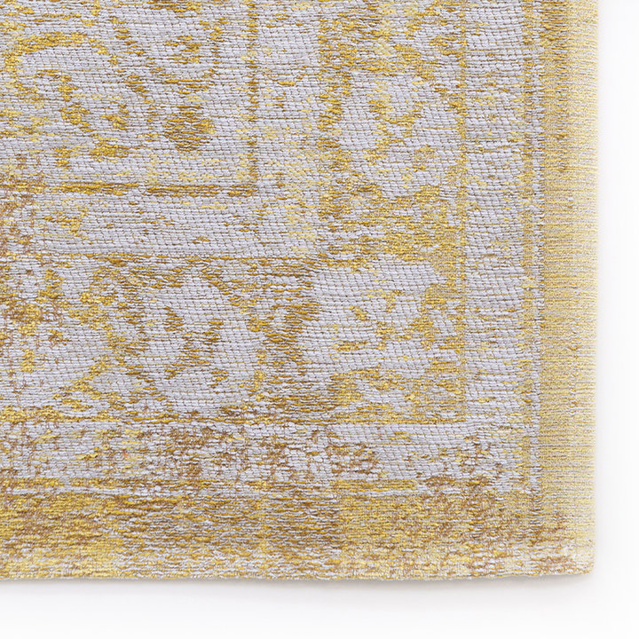 Vintage vloerkleed - Fading World Medaillon Geel 9062 - 9