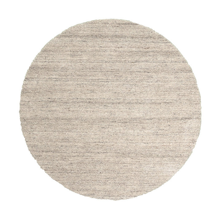 Rond Berber vloerkleed - Aicha Taupe - 1