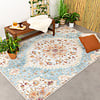 Vintage buitenkleed - Santo Mandala Lichtblauw - thumbnail
