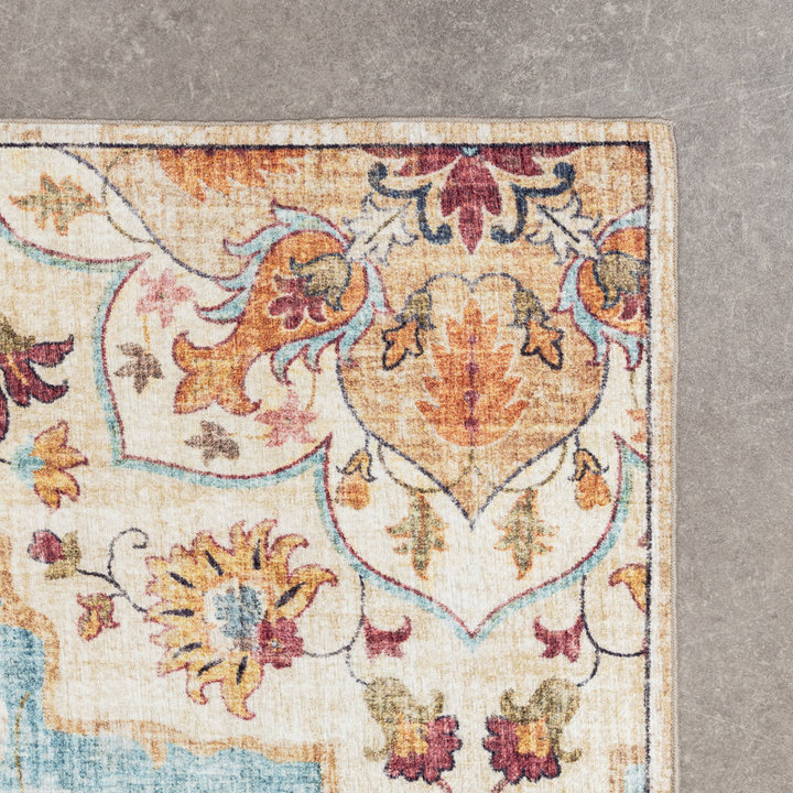 Vintage buitenkleed - Santo Mandala Lichtblauw - 3