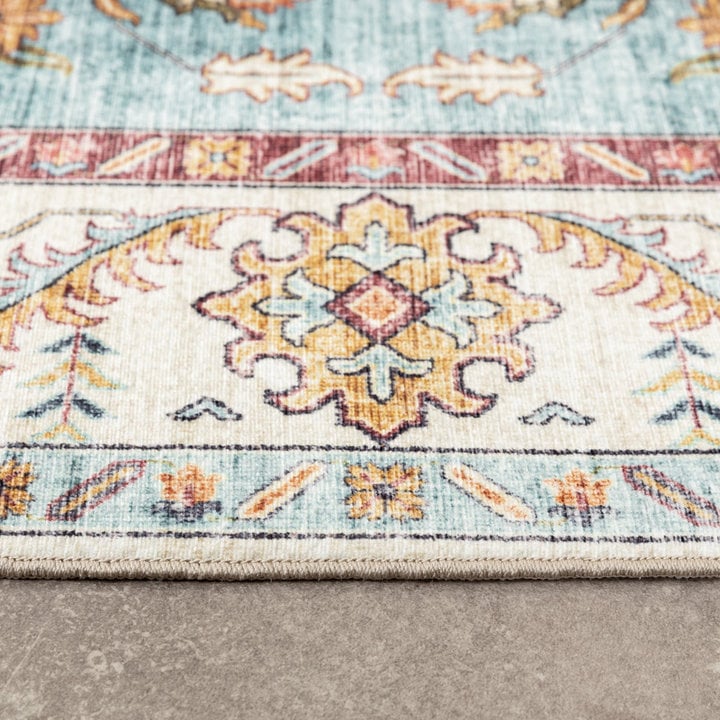 Vintage buitenkleed - Santo Medaillon Lichtblauw - 4