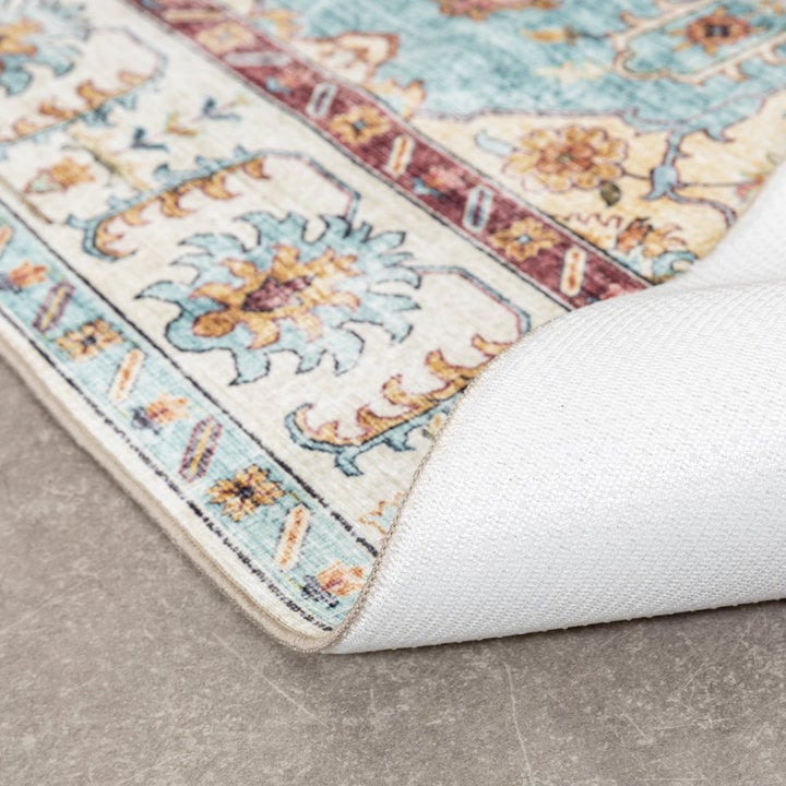 Vintage buitenkleed - Santo Medaillon Lichtblauw - 5