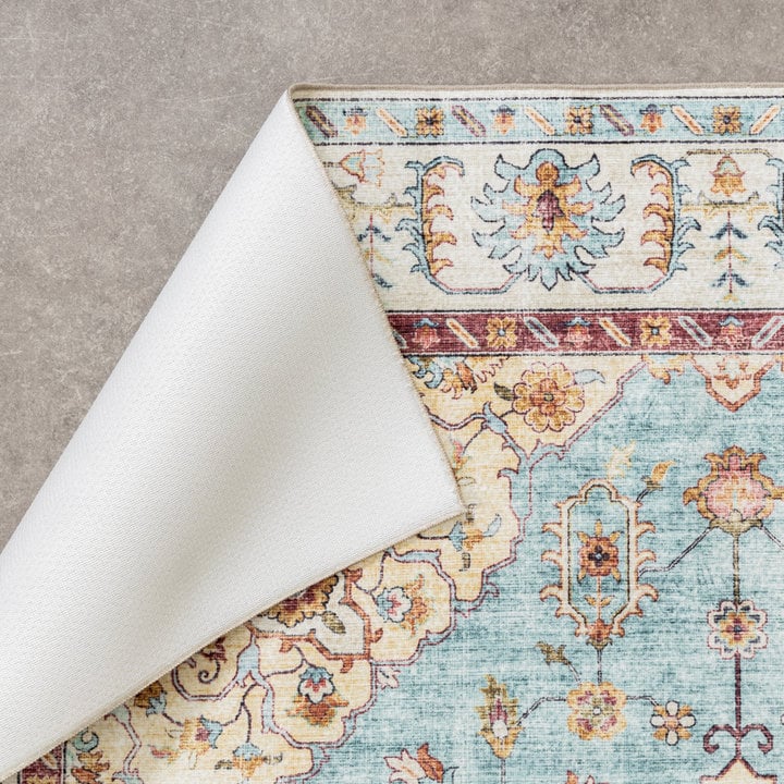 Vintage buitenkleed - Santo Medaillon Lichtblauw - 6