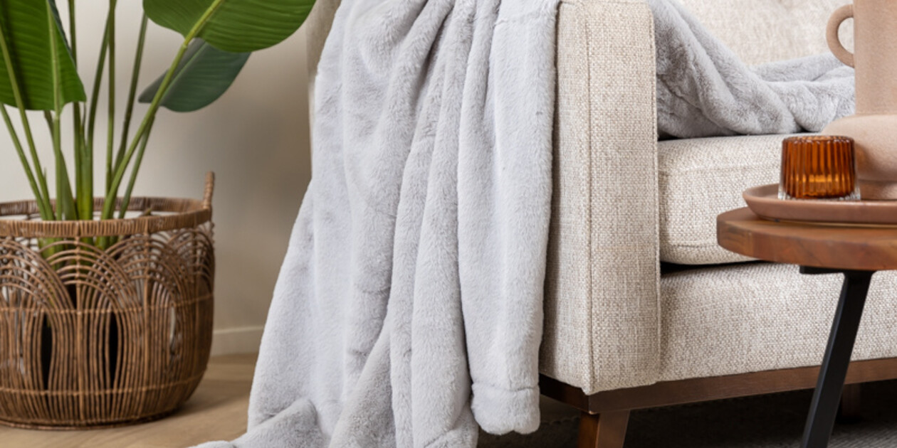 Wajade Fleece Plaid Deken Bubble Imitatiebont Pluizige Bed Deken Super