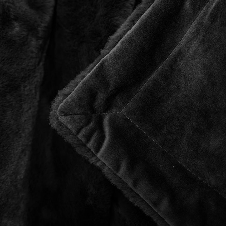 Wasbaar plaid - Otis Zwart - 2