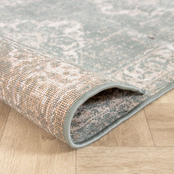 Vintage loper - Spring Medaillon Groen/Creme - 5
