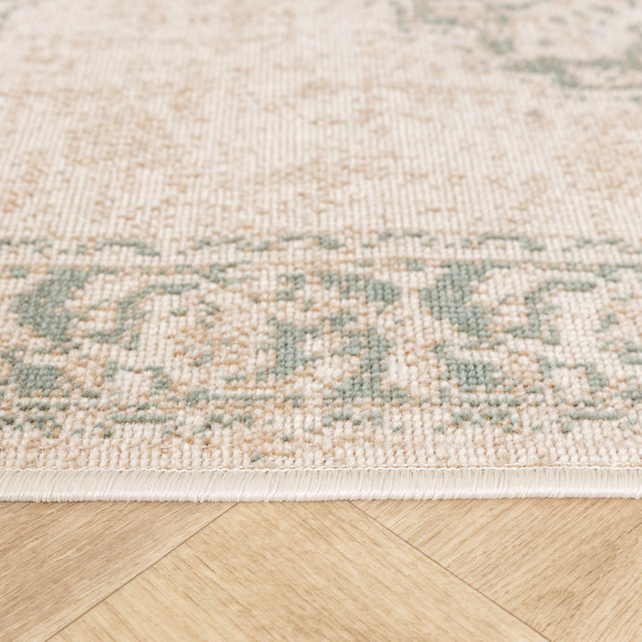 Vintage loper - Spring Medaillon Creme/Groen - 4
