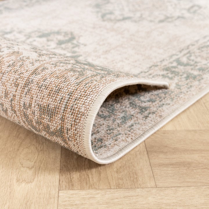 Vintage loper - Spring Medaillon Creme/Groen - 5