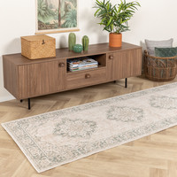 Vintage loper - Spring Medaillon Creme Groen