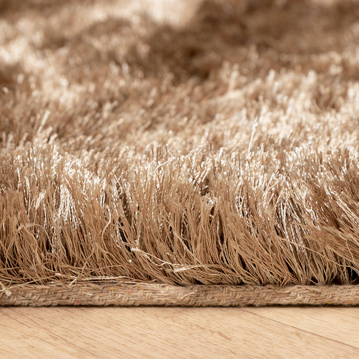 Hoogpolig vloerkleed - Glorious Taupe - 5