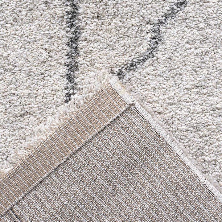 Hoogpolig vloerkleed - Merlin 6232 Creme/Grijs - 5