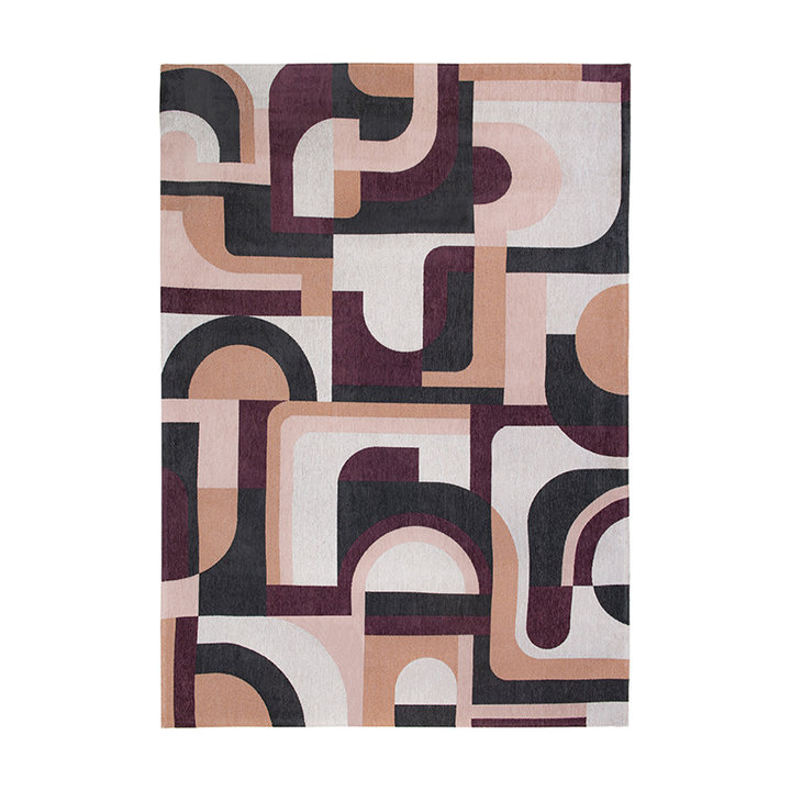 Modern vloerkleed - Nuance 9209 Roze - 1