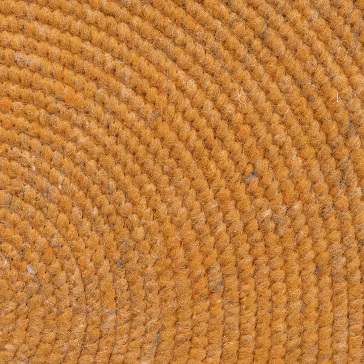 Rond wollen vloerkleed - Wise Geel No. 378 - 6