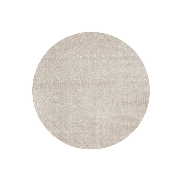 Rond laagpolig vloerkleed - Dania 50 Beige