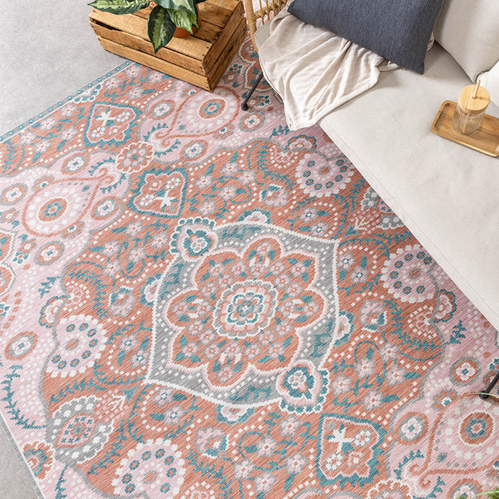 Bohemian buitenkleed - Vedra Medaillon Roze - 3