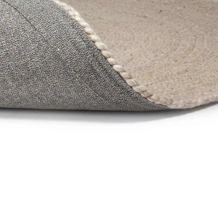 Rond wollen vloerkleed - Bellano ST Wit 815 - 3