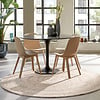 Rond wollen vloerkleed - Bellano ST Lichtgrijs 814 - thumbnail