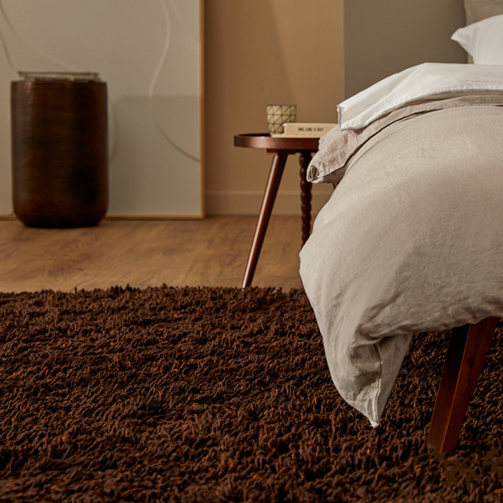 Wollen vloerkleed - Berbero Lungo Bruin 522 - 2