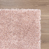 Wasbaar hoogpolig vloerkleed - Tidy Lichtroze