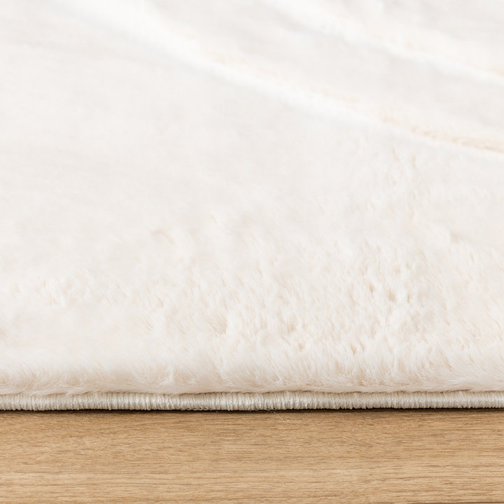 Zacht hoogpolig vloerkleed - Carvy Arches Crème - 4