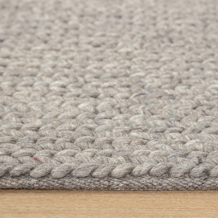 Wollen vloerkleed - Twist Grijs - 7