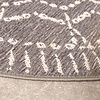 Rond modern buitenkleed - Porto Aztec Lichtgrijs