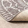 Rond modern buitenkleed - Porto Aztec Lichtgrijs