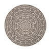 Rond modern buitenkleed - Porto Aztec Lichtgrijs