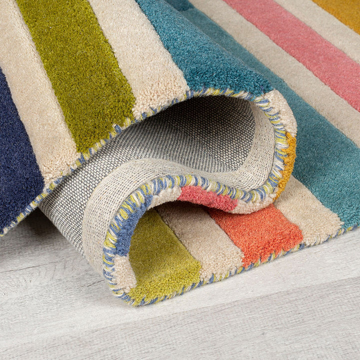 Modern vloerkleed - Illo Piano Roze/Multicolor - 4