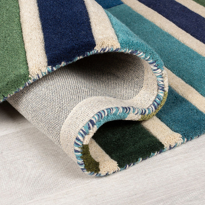 Modern vloerkleed - Illo Piano Groen/Multicolor - 4