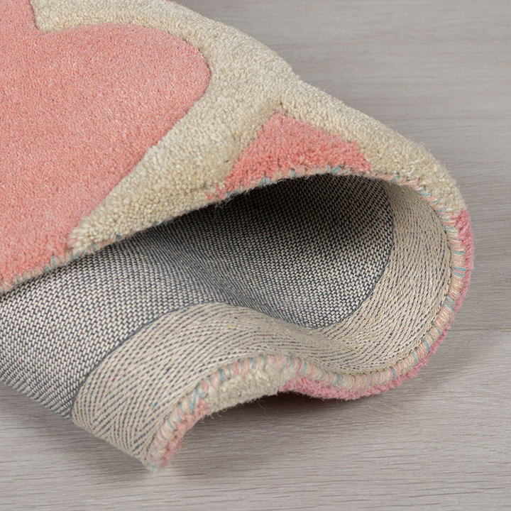 Rond modern vloerkleed - Illo Rosella Roze/Blauw - 5