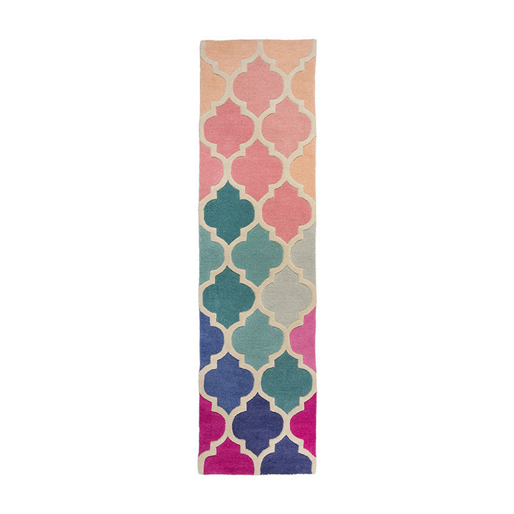 Moderne loper - Illo Rosella Roze/Blauw - 1