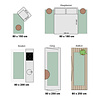 Grafische loper - Mado Amari Multicolor - thumbnail 5