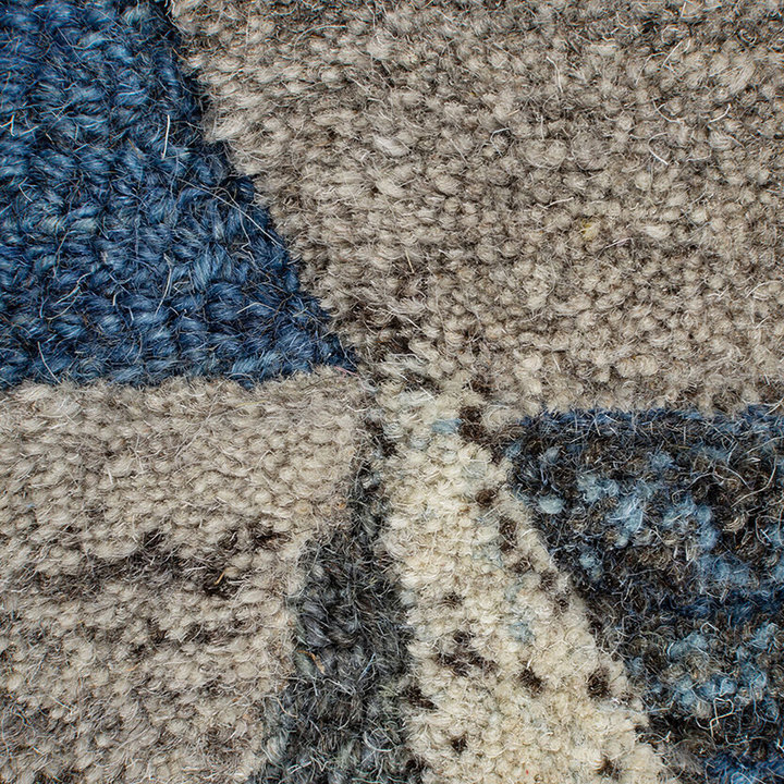 Grafische loper - Mado Asher Grijs/Blauw - 2