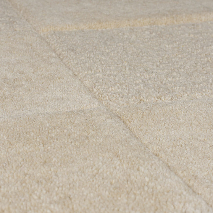 Modern vloerkleed - Mozo Checkerboard Beige - 2