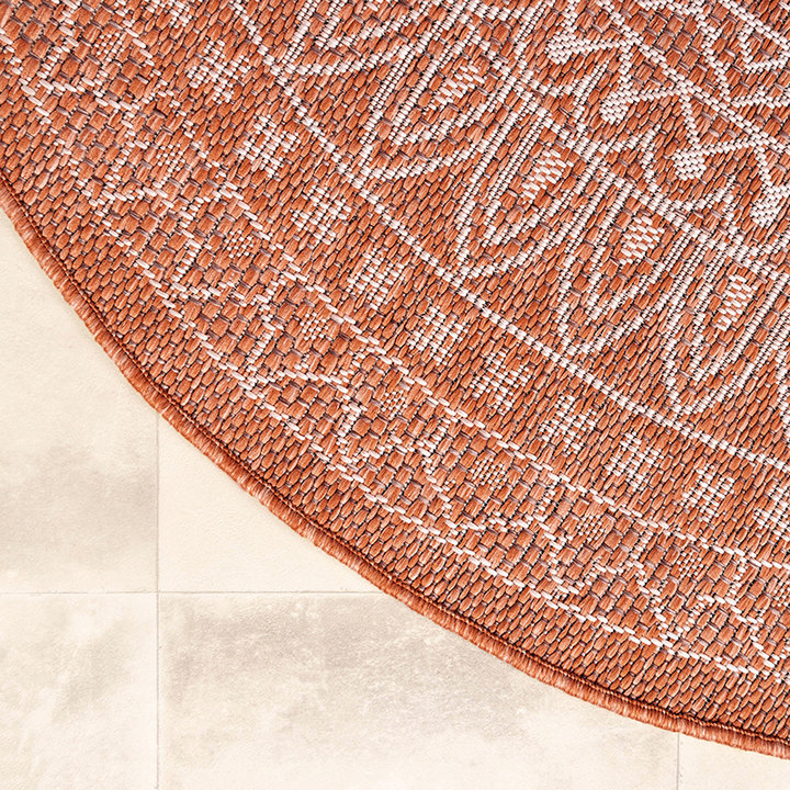 Rond buitenkleed - Summer Azteca Terra - 4