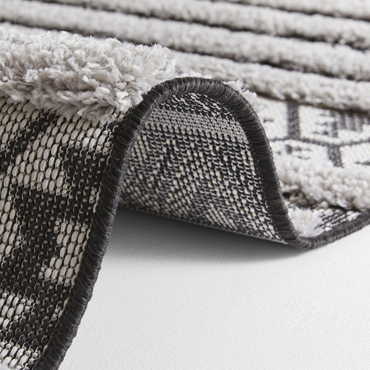 Scandinavisch vloerkleed - Handira Sebou Grijs - 3
