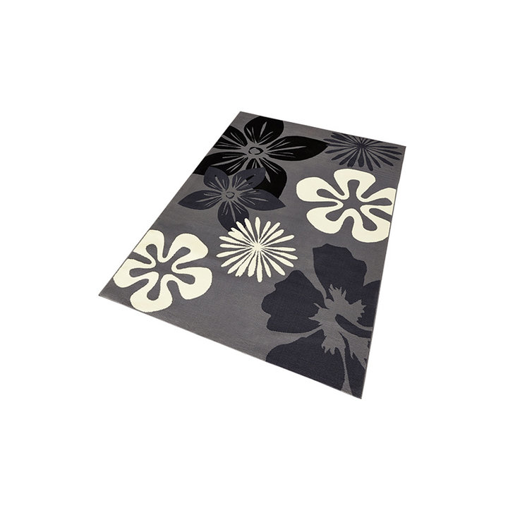 Bloemen vloerkleed - Gloria Flora Grijs - 2