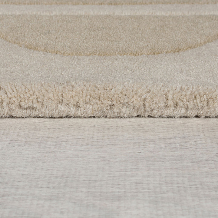 Modern vloerkleed - Scallo Lois Zand - 3