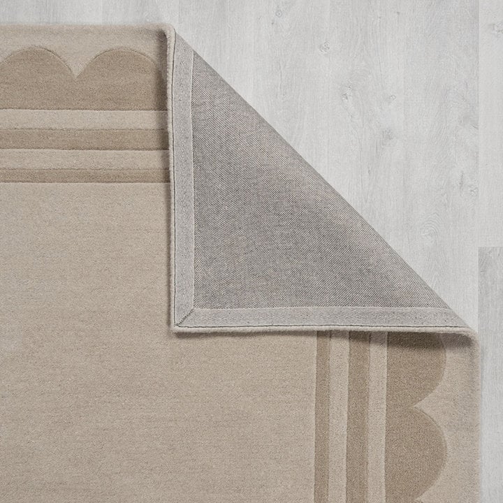 Modern vloerkleed - Scallo Lois Zand - 4