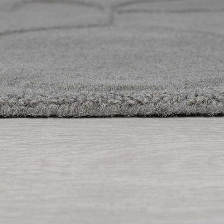 Rond modern vloerkleed - Mozo Gigi Grijs - 3