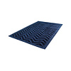 Viscose vloerkleed - Lev Waves Donkerblauw  - thumbnail 2