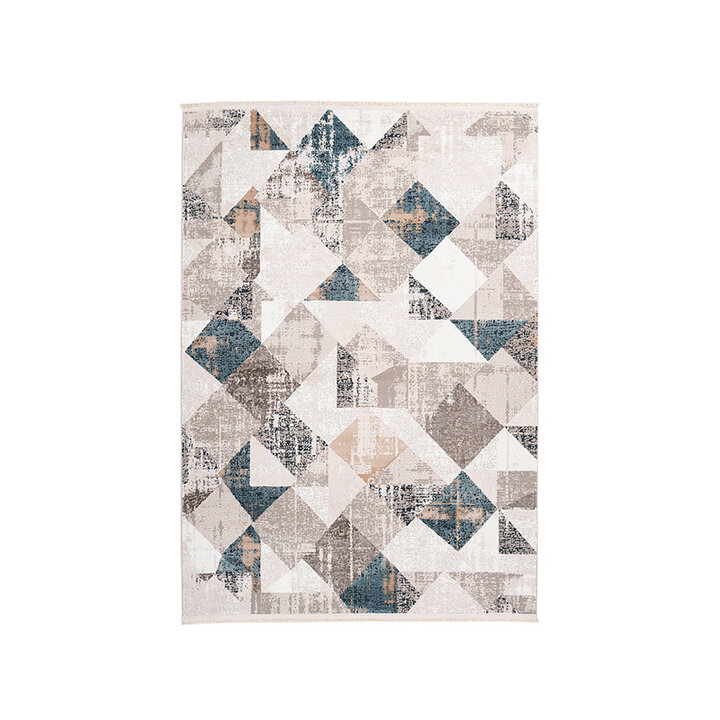 Vintage vloerkleed - Avdira 225 Grijs/Blauw - 1