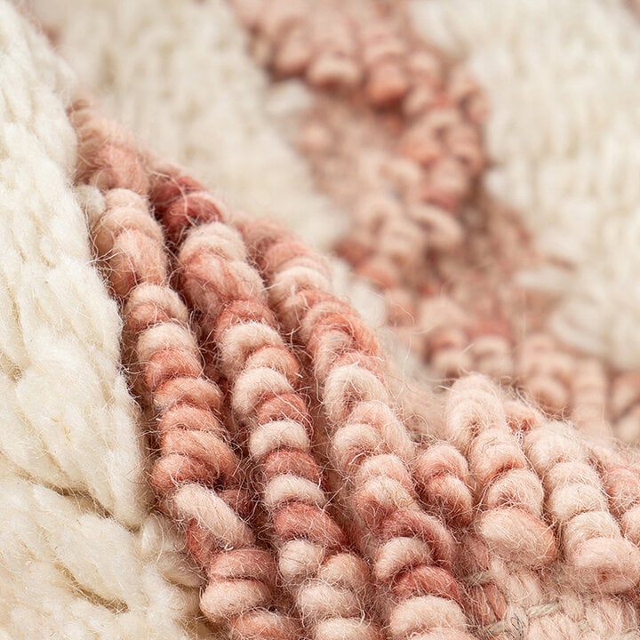 Bohemian vloerkleed - Basai 225 Roze/Creme - 3