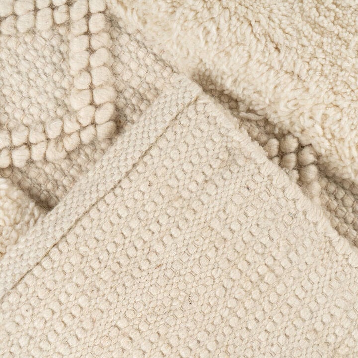 Vierkant bohemian vloerkleed - Basai 125 Naturel - 3