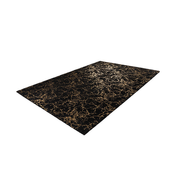Marmer vloerkleed - Botticino 225 Zwart/Goud - 2