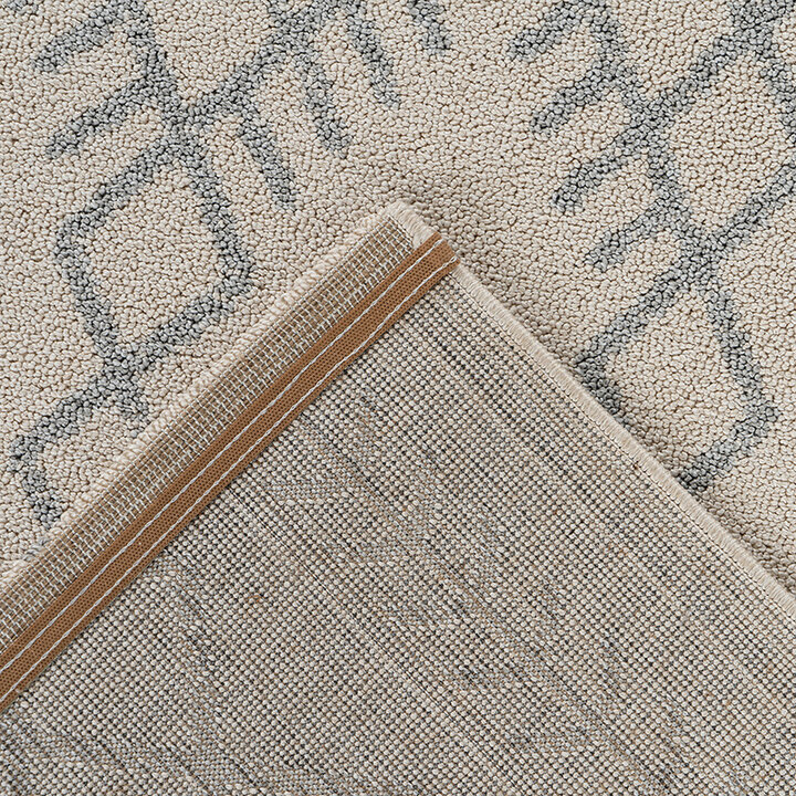 Modern vloerkleed - Gino 225 Creme/Blauw - 4