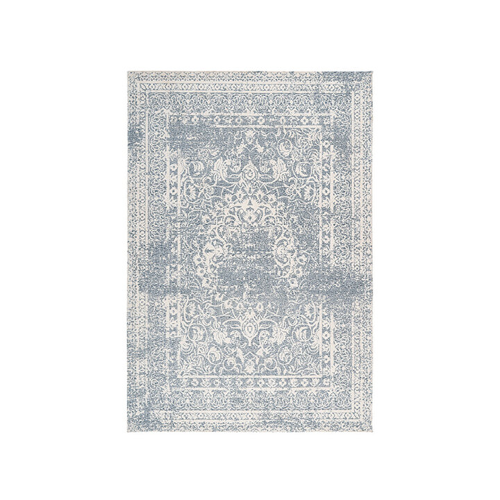 Vintage vloerkleed - Iruna 400 Creme/Blauw - 1