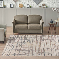 Modern vloerkleed - Jakon 325 Crème/Multicolor