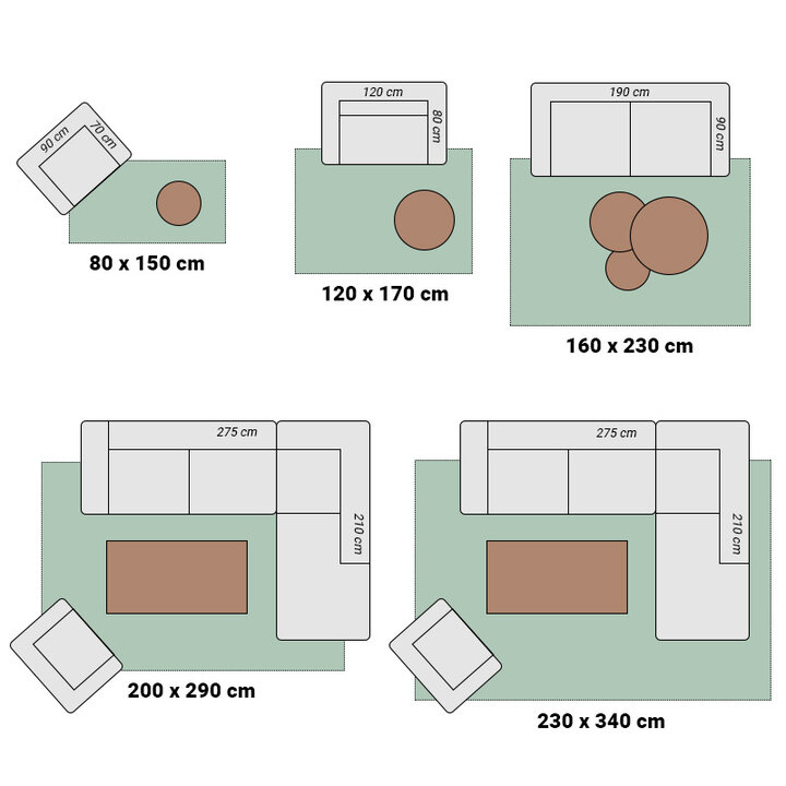 Leren patchwork vloerkleed - Limousin 125 Zwart/Wit - 5